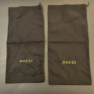 Bolso Gucci para almacenamiento de zapatos con cubierta antipolvo con cordón 9" x 17" - Imagen 1 de 6