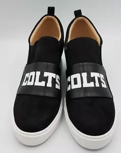 Indianapolis Indiana Colts NFL Women's Football Ladies Slip On Wedge Shoes Sz 10 - Picture 1 of 6