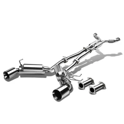 4.5"Muffler Tip Catback Exhaust Kit For 2003-2009 Nissan 350Z Infiniti G35 Coupe - Image 1 of 4