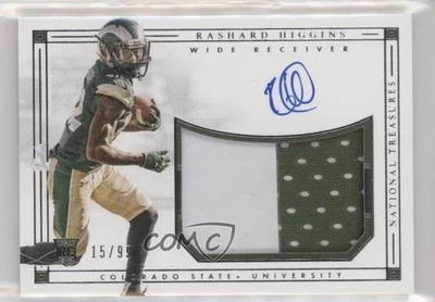 2016 Panini National Treasures Collegiate /99 Rashard Higgins Rookie Auto RC - Image 1 of 2