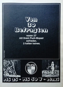 Puch MS 25, MS 50 V, Maxi,  originale Werbung aus 1970 - Picture 1 of 2
