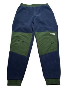 Men's The North Face Denali Fleece Joggers 30" Size Large Navy/Green NF0A7UR5OBH - Picture 1 of 15