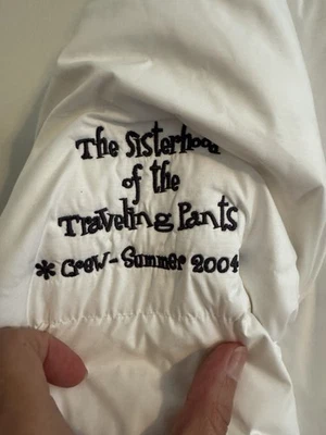 Pantalones de Viaje Sisterhood Of The Film Crew Chaqueta Blanca Nike Puffer Raro Mediano Foto 1 de 4