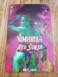 Dynamite Comics Vampirella vs Red Sonja #2 Lucio Parrillo Ultraviolet (2022) EX - Picture 1 of 2
