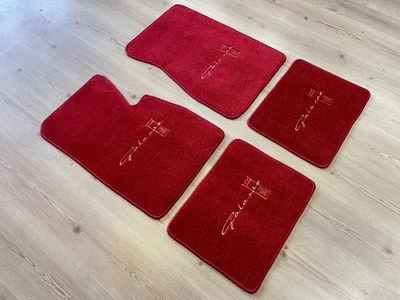 Juego de 4 alfombrillas rojas para Ford Galaxie 500 XL 1965-68 Foto 1 de 4