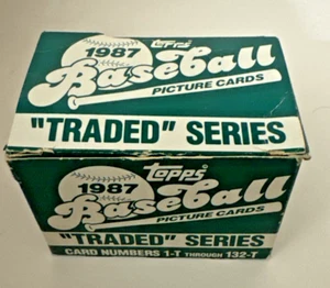 1987 Topps Traded Set Full Set 1-132T - Picture 1 of 5