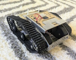 Robot Car Tank Chassis Kit mit 2WD-Motoren für Arduino/Raspberry Pi/Jetson Nano - Bild 1 von 3