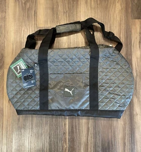 Borsa donna Puma Lux tubolare borsone trapuntato verde oliva - Foto 1 di 7