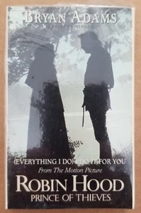 Bryan Adams Everything I Do I Do It For You Cassette Single Robin Hood 1991 - Picture 1 of 6