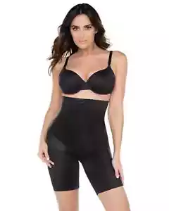 Miraclesuit Talla 12 Control Extra Firme Bragas Largas Negras - Imagen 1 de 5
