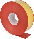 Bodenmarkierungsband WT-500 mit abgeschrägten Kanten, PVC, Rot, 75 mm x 25 m