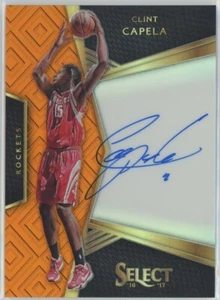 2016-17 Panini Select Basket #29 Clint Capela Arancione /60 Autografo - Foto 1 di 2