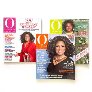 OPRAH MAGAZINE 2008 Lot Of 3 Mar Aug Nov Life Women Health Food Shopping & More - Picture 1 of 2