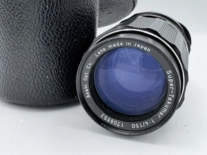 Vintage Japan Super Takumar Asahi Opt.Co 1:4/150 Lens With Lens Holder - Picture 1 of 4