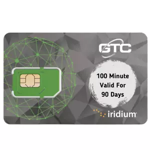 Iridium Global Satellite PREPAID SIM- 100 minutes / 90 days | Airtime | SatPhone - Picture 1 of 5