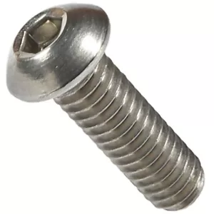 M6-1.00 x 10MM Button Head Socket Cap Screws ISO 7380 Stainless Steel Qty 50 - Picture 1 of 9