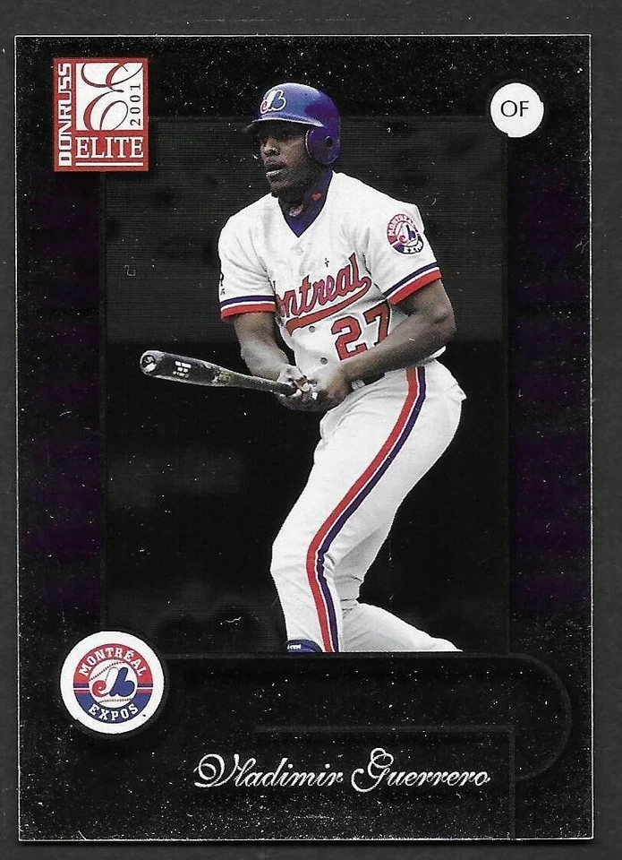 Donruss Elite #25 2001 Vladimir Guerrero Montreal Expos Salón de la fama Foto 1 de 1