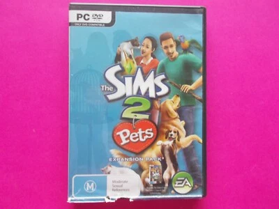THE SIMS 2 - PC CD-ROM GAME - PETS EXPANSION PACK WITH MANUAL **LIKE NEW - Image 1 of 4