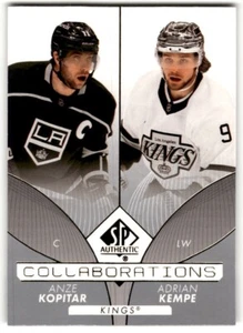 2022-23 SP Authentic Collaborations Anze Kopitar/Adrian Kempe #C-19 - Picture 1 of 2