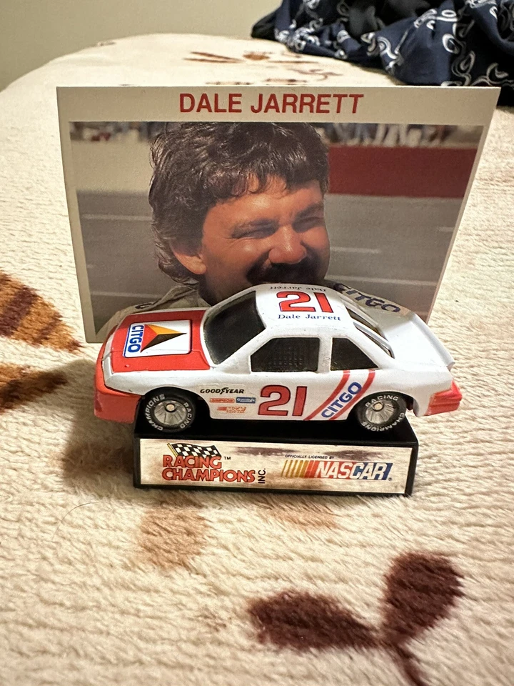 Coche NASCAR Citgo Ford Thunderbird 1/64 vintage © 1991 Dale Jarrett #21 Foto 1 de 4
