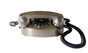 Crosley Princess Desk Phone CR59 Brush Chrome Color - Picture 1 of 16