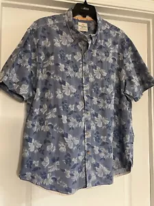 Tommy Bahama Hawaiihemd XXL Blau Blumen Print Knopfleiste Kurzarm Vacay - Bild 1 von 18