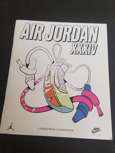 Like New, Unused Air Jordan XXXIV (34) Jordan Brand Coloring Book - Picture 1 of 4