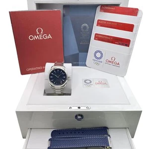 Omega Seamaster Tokyo 2020 Edition Acero Azul Esfera Reloj 522.12.41.21.03.001 - Picture 1 of 8