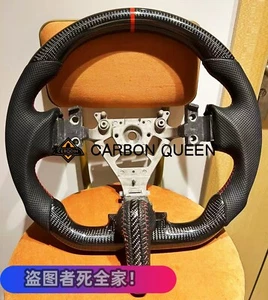 Steering Wheel FOR NISSAN 350Z W/RED+CARBON FIBER SHIFT KNOB - Picture 1 of 5