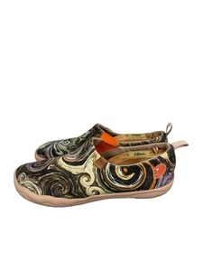 Uin Secret Canvas Slip On Shoe Womens 9 Colorful Art Starry Night - Picture 1 of 7