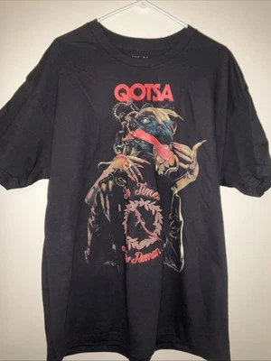 Queens of the Stone Age Tour In Times New Roman The End is Nero T Shirt XL  - Image 1 of 2