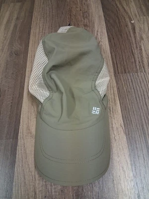 Columbia O/S Omni-Sombra Absorbe Humedad Gorra Malla Nylon Verde Ejército Oliva Foto 1 de 4