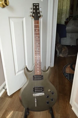 IBANEZ GAX 75 Gray Pewter / Agathis Body  W/ Factory Drop D  Shifter Rare  - Image 1 of 4