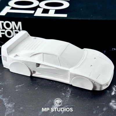 Carro modelo Ferrari estilo F40 cerâmica branca 1:24 luxo decoração escritório presente - Imagem 1 de 4