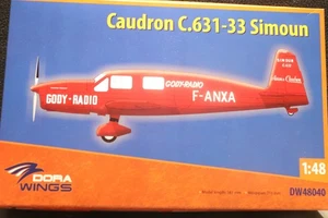 Caudron C.631 "Simoun" Record Breaking French Lightplane 1930's DORA Wings 1/48 - Bild 1 von 4