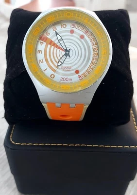 Orologio Swatch Fun Scuba SCAMPI FRESCHI SUGM101 Funzionante - Immagine 1 di 4