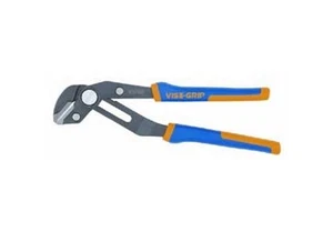 Straight Jaw Tongue and Groove Pliers Vise-Grip 8" Nickel Chrome Steel Blue/Yel - Picture 1 of 7