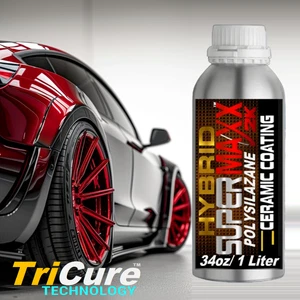 CERAMIC CAR COATING PROFESSIONAL 2K HYBRID TRICURE POLYSILAZANE HIGH GLOSS - KIT - Picture 1 of 11