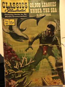 CLASSICS ILLUSTRATED #47 VG HRN128 (TWENTY THOUSAND LEAGUES UNDER THE SEA) - Bild 1 von 1
