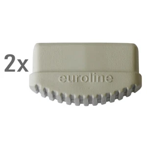 Euroline Leiterfuß innen 65-85x20mm  weiß Paar Innenfuß Leiterschuh Innenschuh - Bild 1 von 4