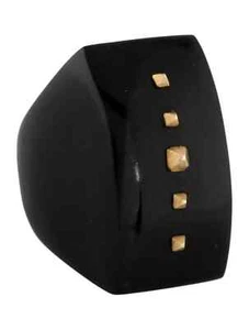 Monique Péan Gold Studded Horn Ring sz6.5 - Picture 1 of 4