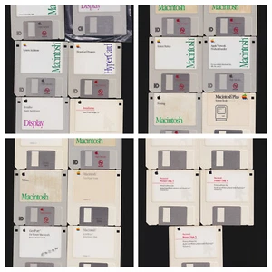 Apple Macintosh Vintage Floppy Disk Lot Hypercard Startup & More (23) [Untested] - Picture 1 of 10