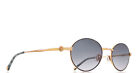 Lunette Cerruti vintage Oval Plaqu Or Gold plated Bleu dgrad occhiali brille