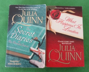 LOT 2 PB BEVELSTOKE SERIES BY JULIA QUINN: SECRET DIARIES MISS MIRANA CHEEVER + - Imagen 1 de 4