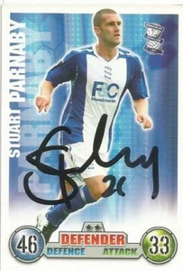 STUART PARNABY* SIGNED BIRMINGHAM 2007/2008 MATCH ATTAX TRADING CARD+COA - Picture 1 of 1