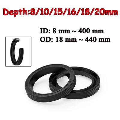 TC Oil Seal NBR Rotary Shaft Seal Shaft Double Lip Metric Size Rotary Shaft