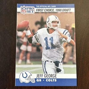 1990 Pro Set #669 - Jeff George - Indianapolis Colts - Rookie Card (RC) - Picture 1 of 2