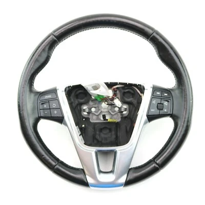 Volante de cuero Volvo OEM con calefacción/crucero/audio/teléfono se adapta a S60 V60 XC60 Foto 1 de 4