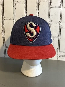 Cappello aderente New Era Nashville Sounds 59FIFTY taglia 6 7/8 stelle e righe MiLB - Foto 1 di 8