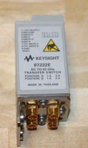 Agilent Keysight 87222E DC-50GHz Transfer Switch 2.4mm, GOOD, Qty Available - Picture 1 of 4